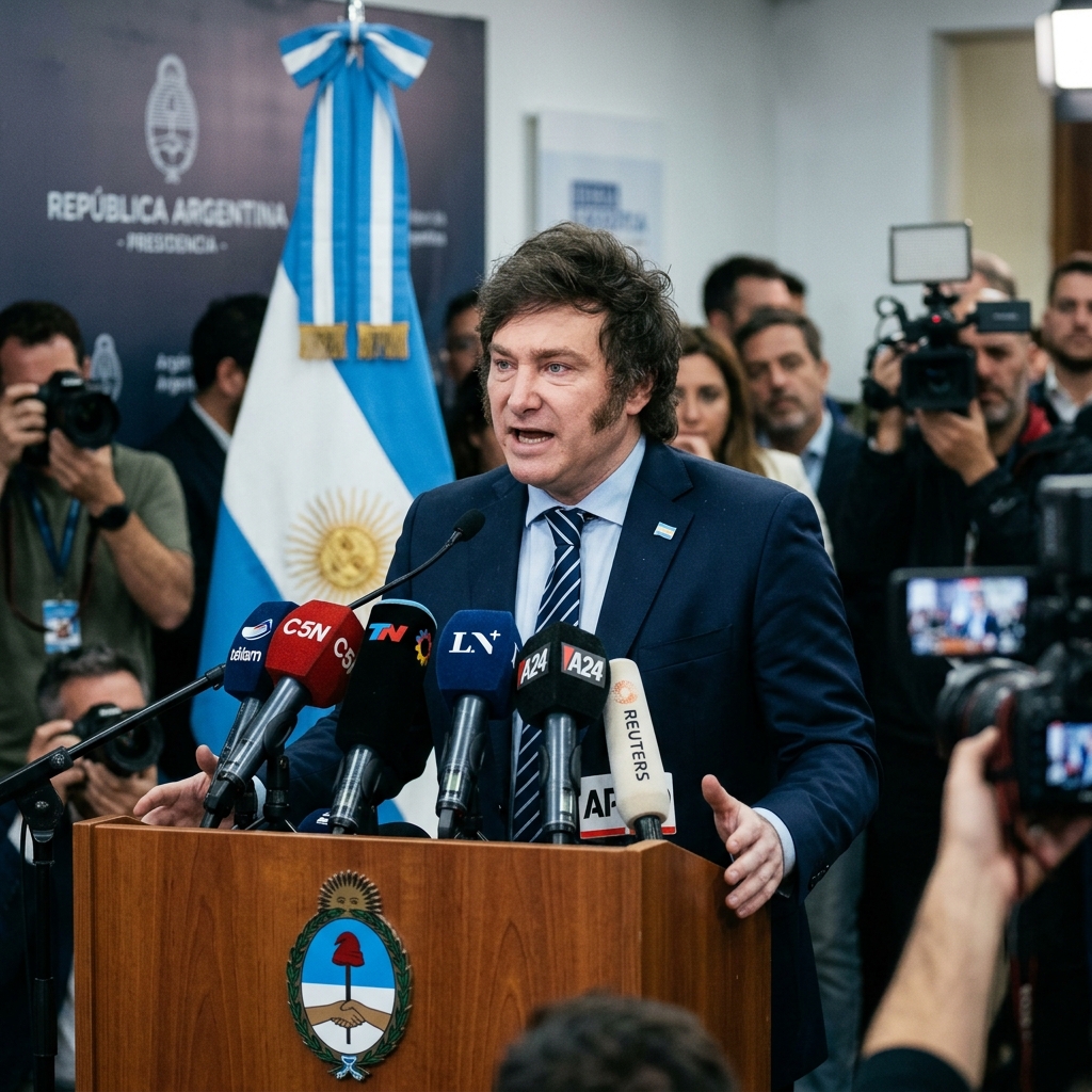 El Presidente de Argentina interviene en la presentación